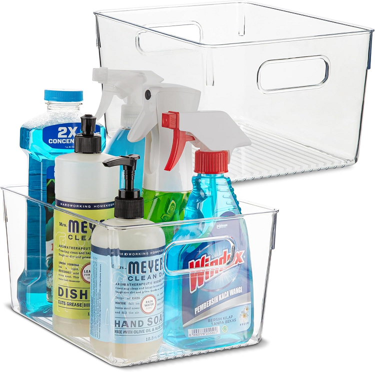 Clear Plastic Storage Bin-AG00005806