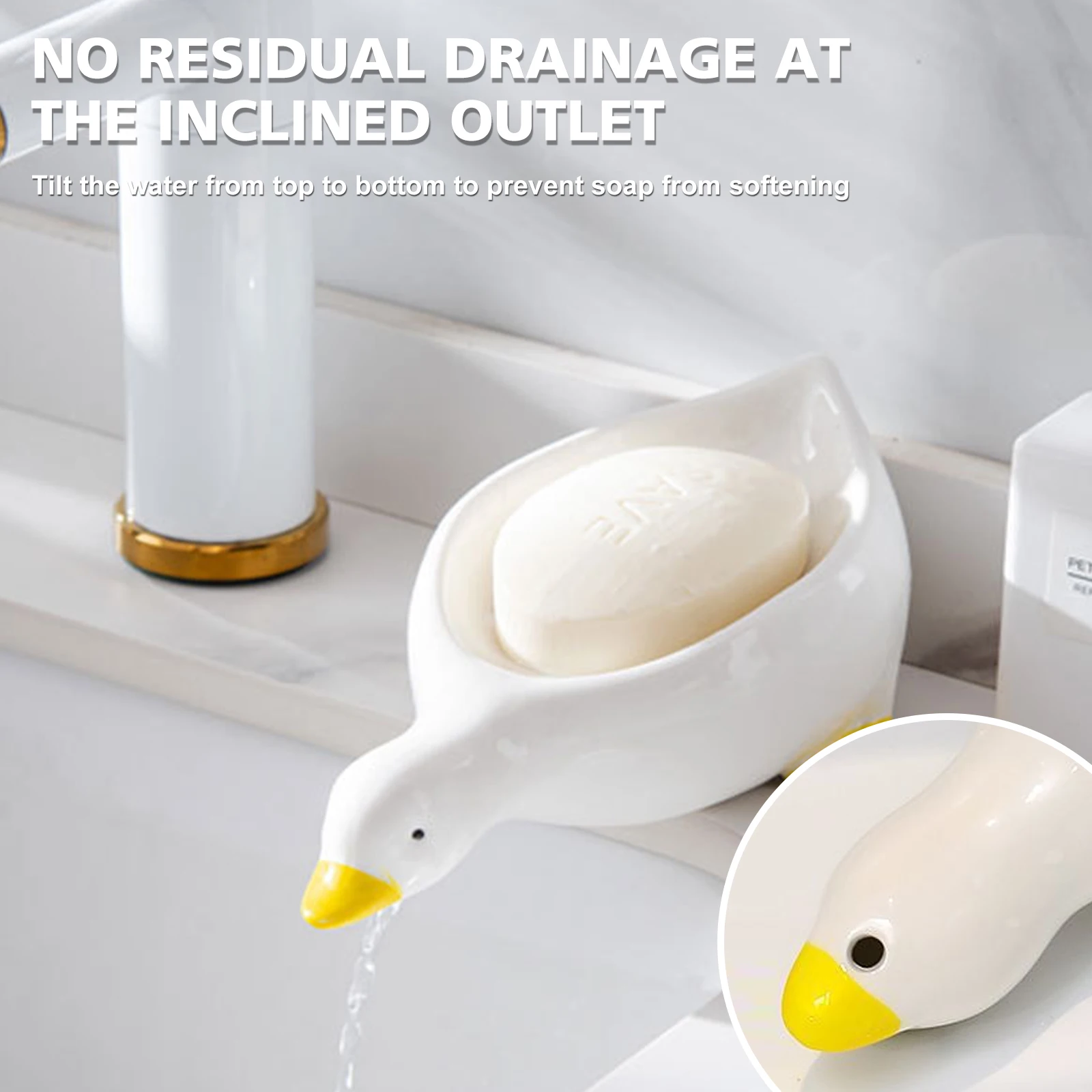 Duck Shape Soap Box-AG00004291