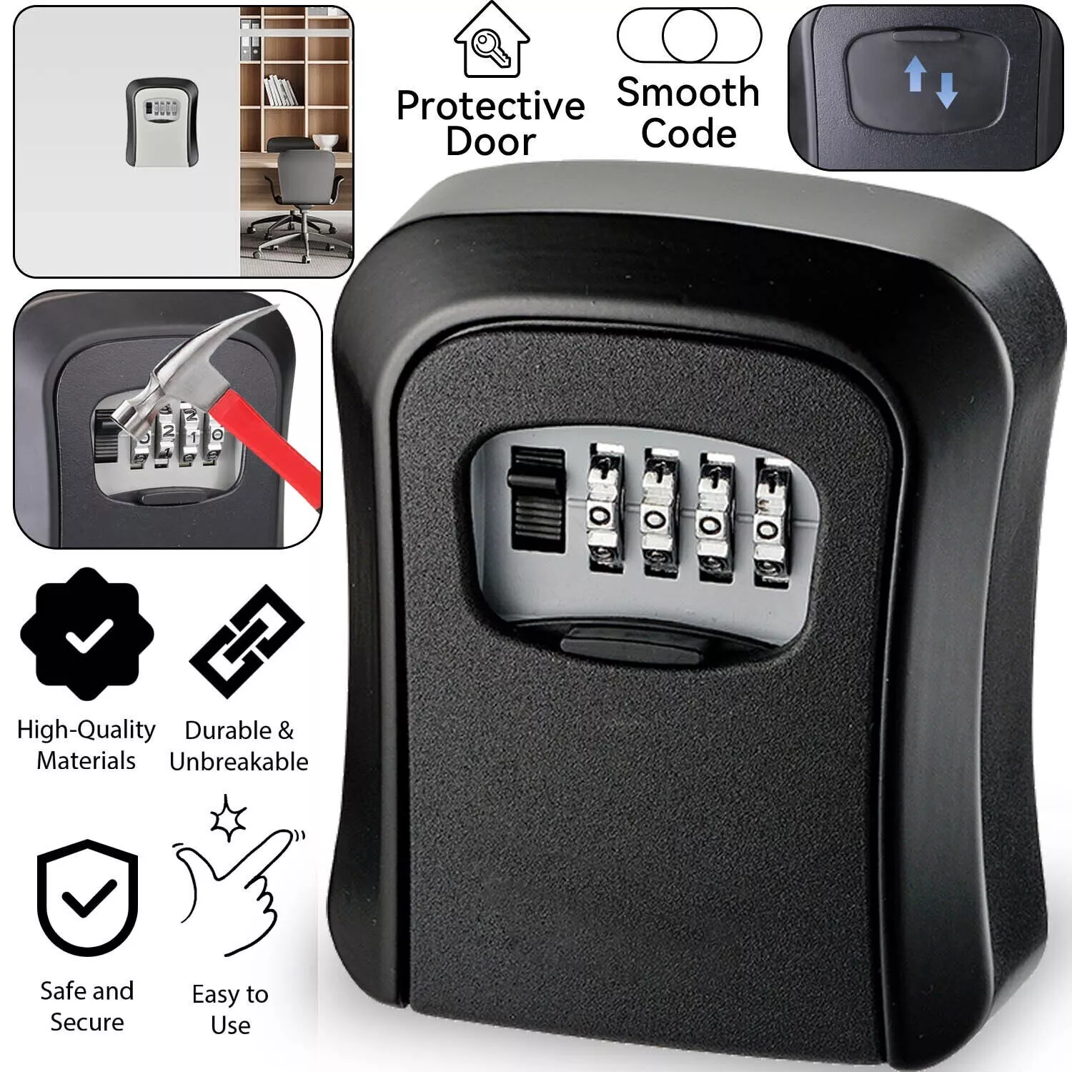 Wall Mounted Key Safe Box-AG00005088