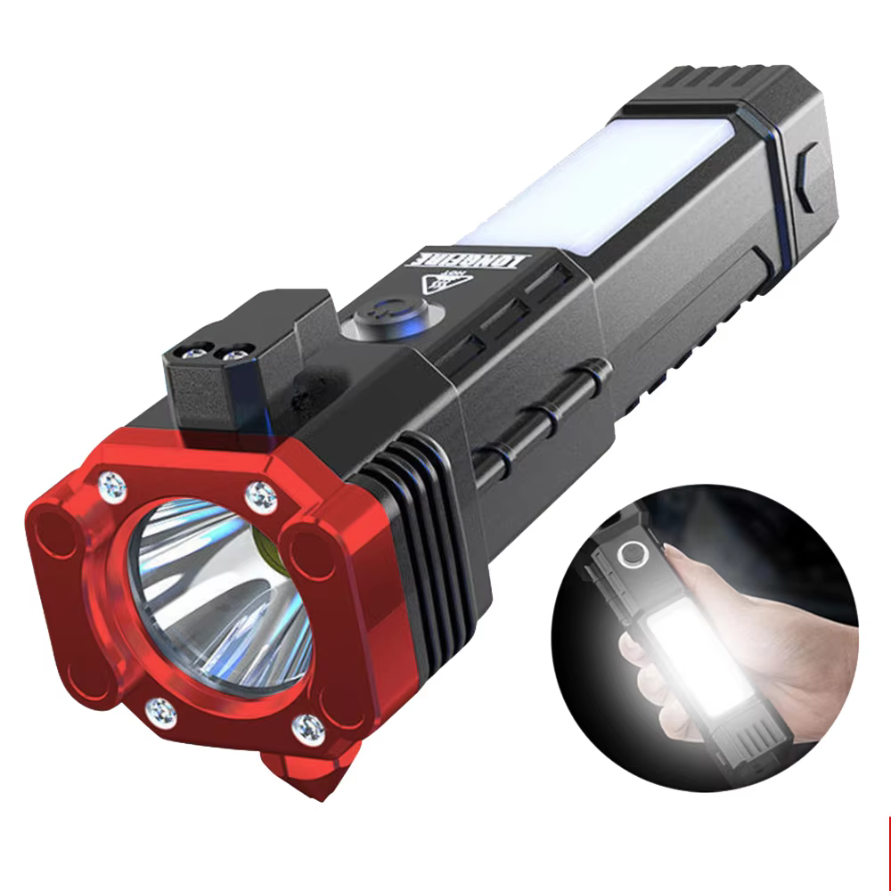 4 Mode Led Torch With PowerBank-AG00004591
