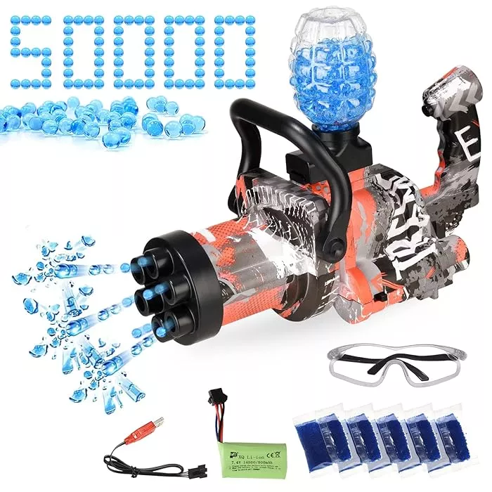 Electric Mini Machine Gun Gel Ball Blaster-AG00004382