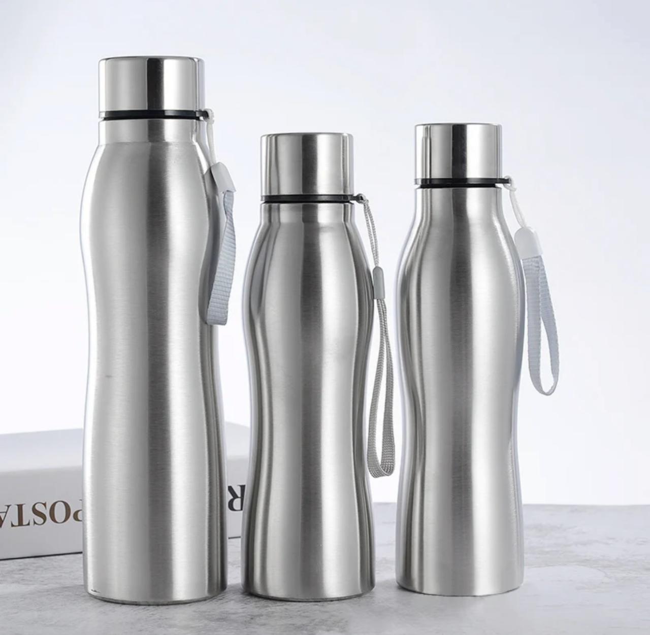 Portable Single Wall Stainless Steel Water Bottle (750ml)-AG00002267