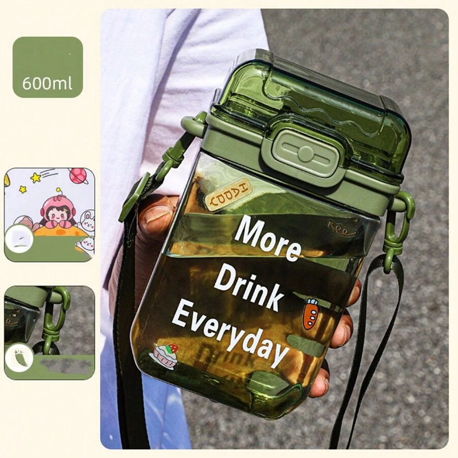 Plastic Camera Shaped Water Bottle - 650ml-AG00005723