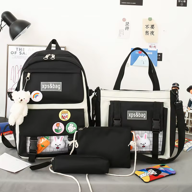 4 In 1 Kawaii Fashion Backpack-AG00005318