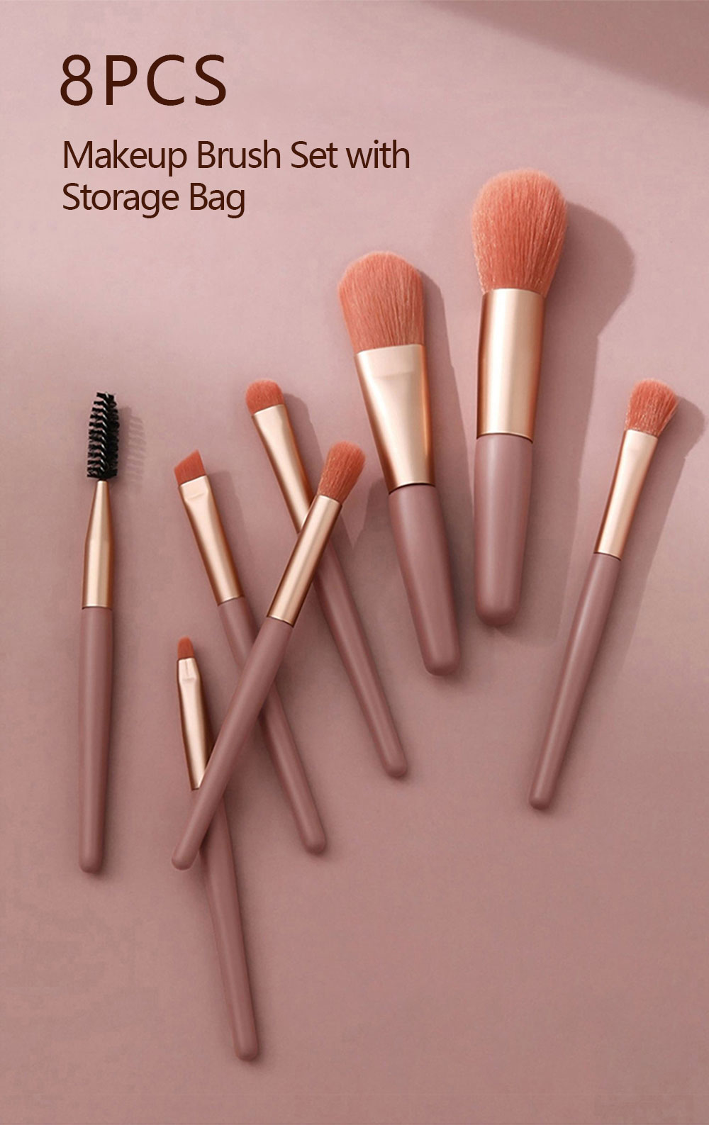 8 Pcs Makeup Brush Set-AG00004192