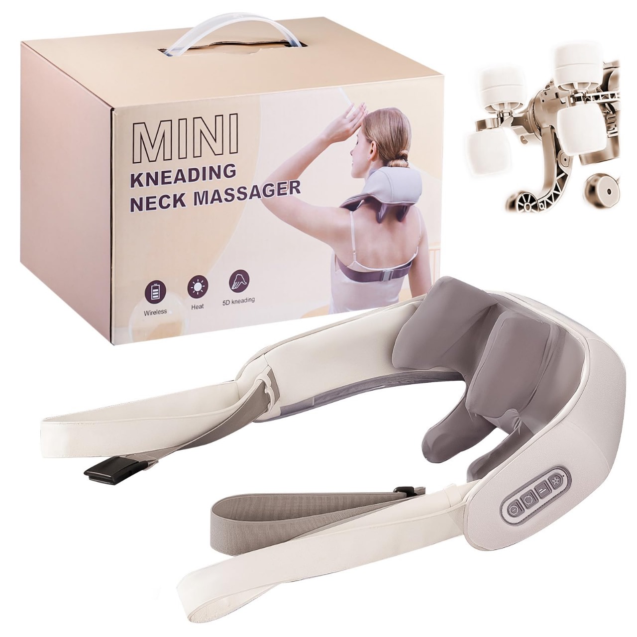 Mini Kneading Neck Massager-AG00003605