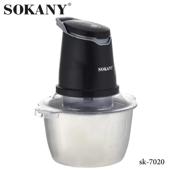 Sokany SK-7020 Electric Chopper – 400w – 2.0Ltr-AG00005692