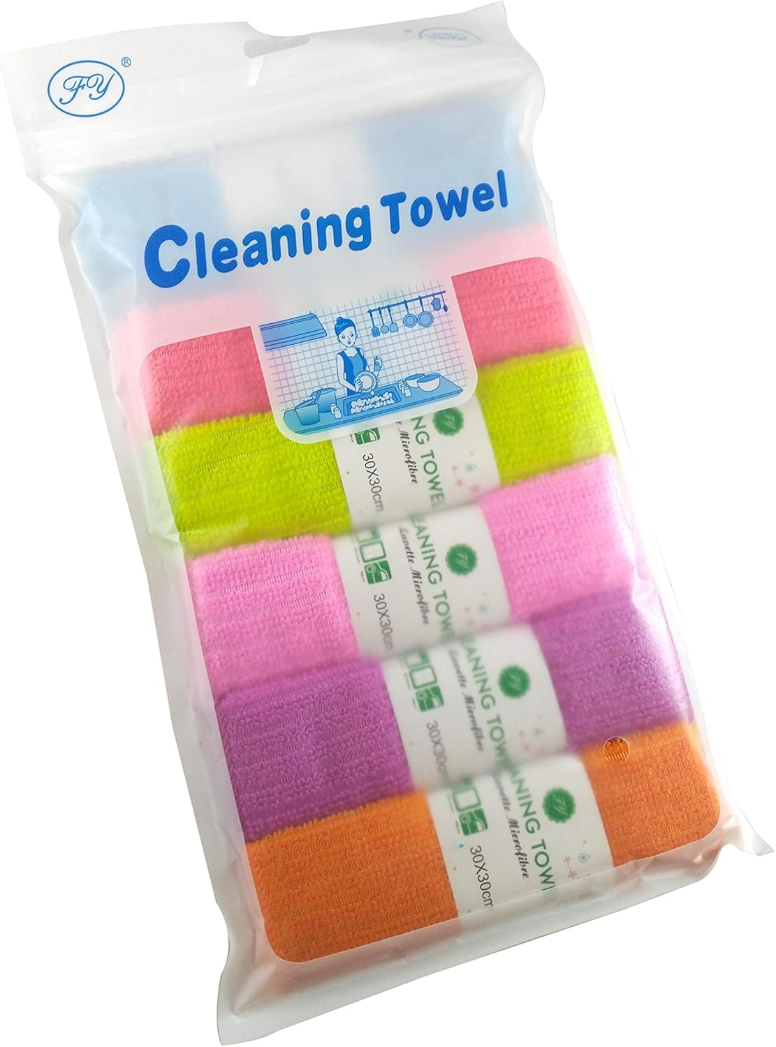 6 Pcs Cleaning Towel-AG00005402