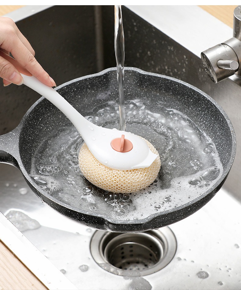 Dish Cleanign brush With Soap Dispenser-AG00001014