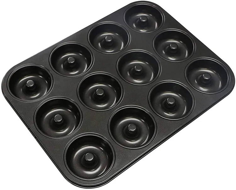 12 Pcs Donut Baking Tray-AG00002713