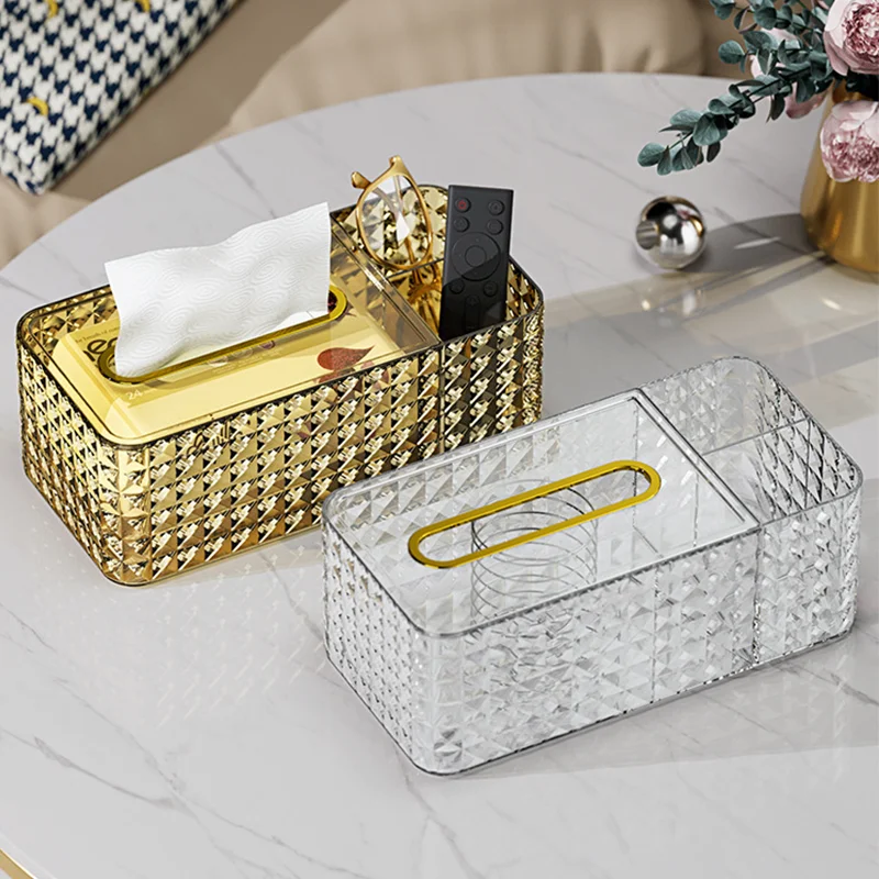 Crystal Luxury Tissue Box With Holder-AG00004194