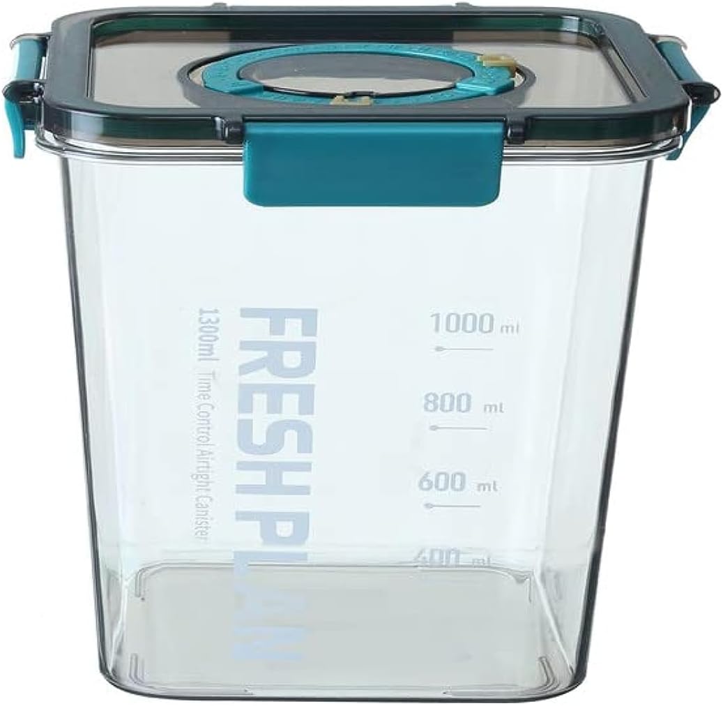 1 Pc Square Canister - 600ml-AG00004871