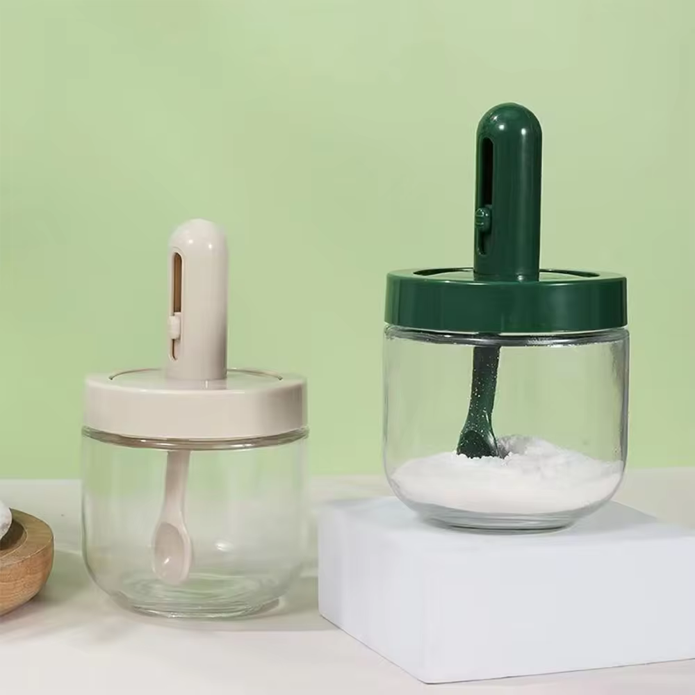 Spice Jar With Spoon Lid-AG00004660