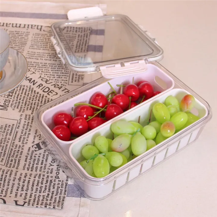2 Divided Snack Storage Box-AG00005874
