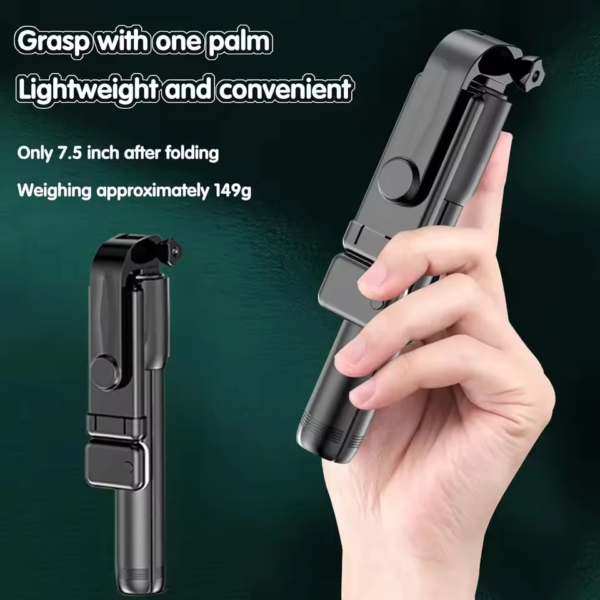 Selfie Stick With Fill Light & Remote - AG00005928 - Image 5