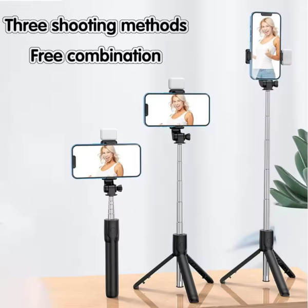Selfie Stick With Fill Light & Remote - AG00005928 - Image 3