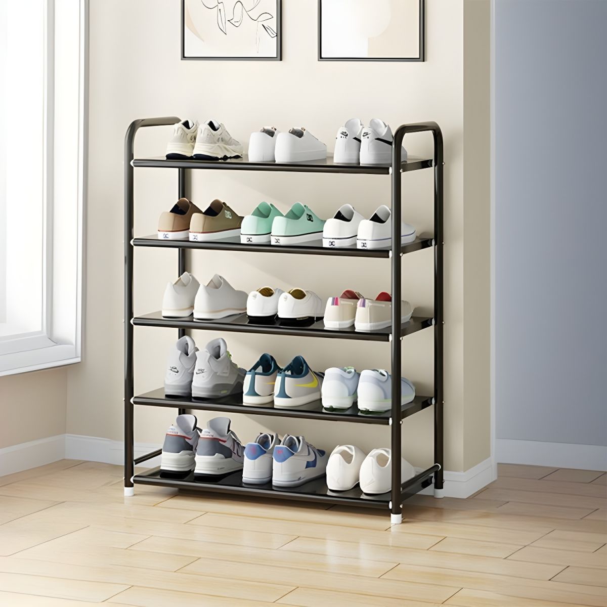 5 Tier Heavy Shoe Rack - Large-AG00005509