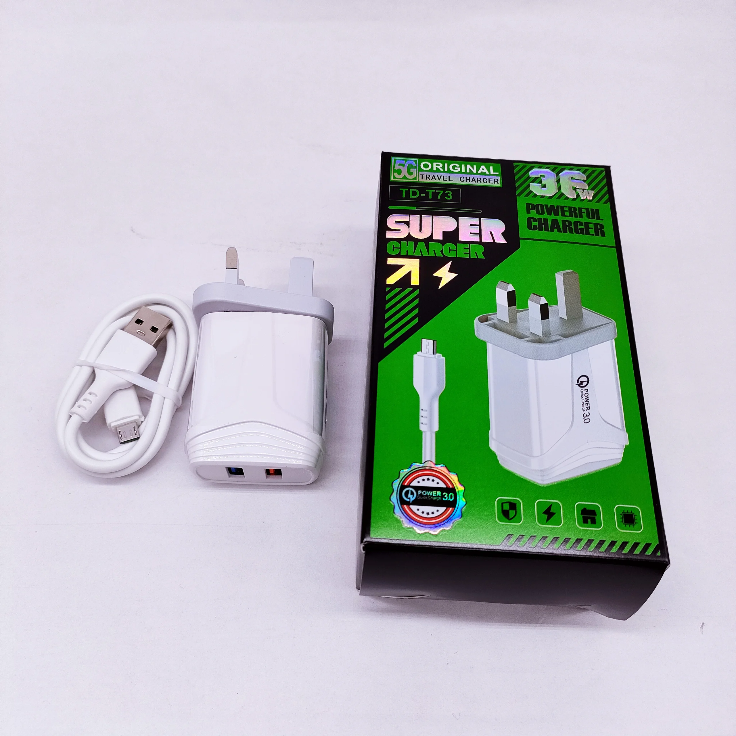 6w Powerfull Adapter And Charger - TD-T73 (P05367) #Hs_AG00005261