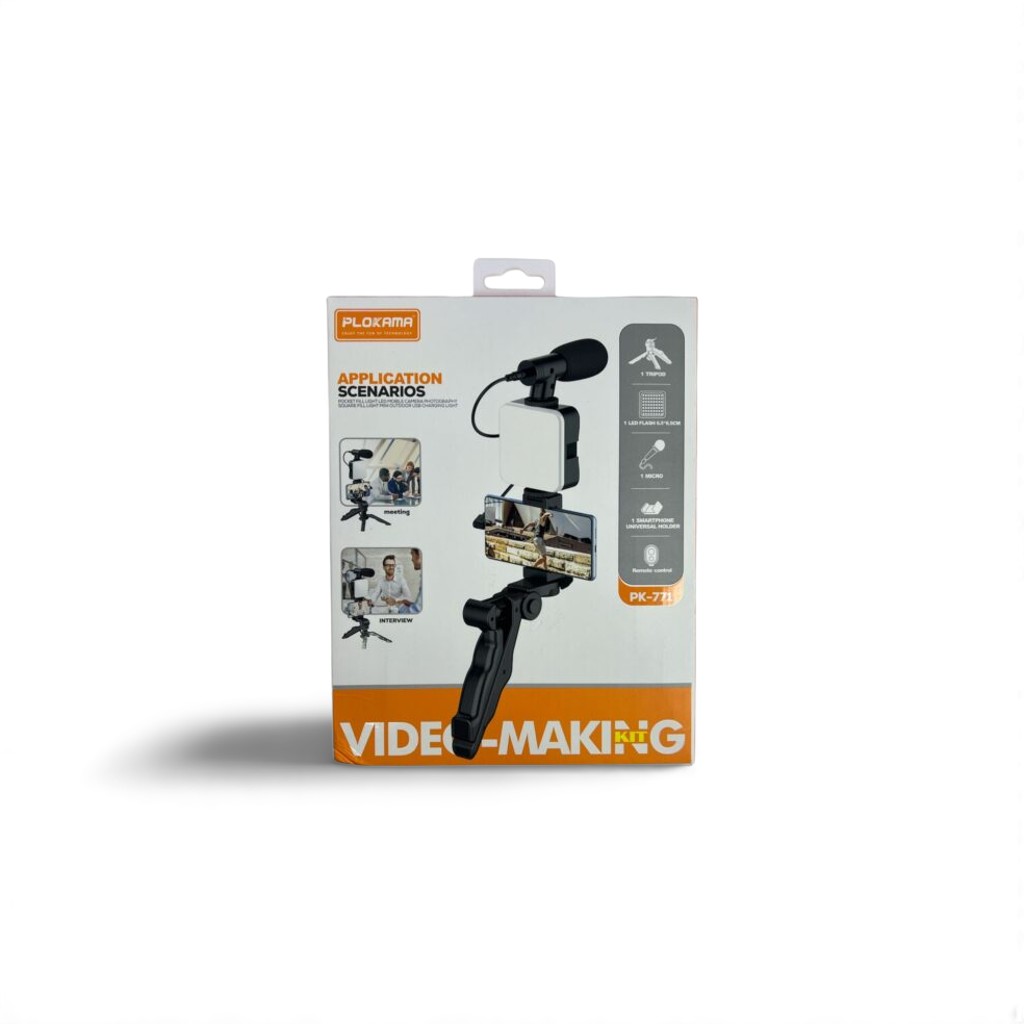 PLOKAMA PK-771 Video Making Tripod Kit (P05572) #Hs_AG00005496