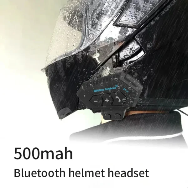 BT12 Bluetooth Motorcycle Helmet Headset - AG00006024 - Image 5