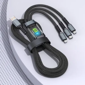 100W 3 In 1 Fast Charging Cable - AG00004645 - Image 4