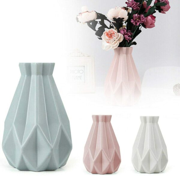 Plastic Modern Flower Vase  - AG00006133 - Image 2