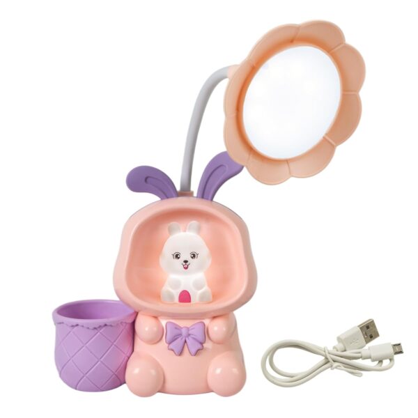 Space Rabbit Led Table Lamp With Pencil Holder - AG00004523 - Image 5