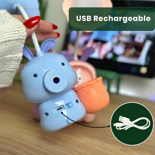 Space Rabbit Led Table Lamp With Pencil Holder - AG00004523 - Image 4