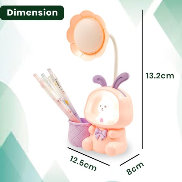 Space Rabbit Led Table Lamp With Pencil Holder - AG00004523 - Image 3