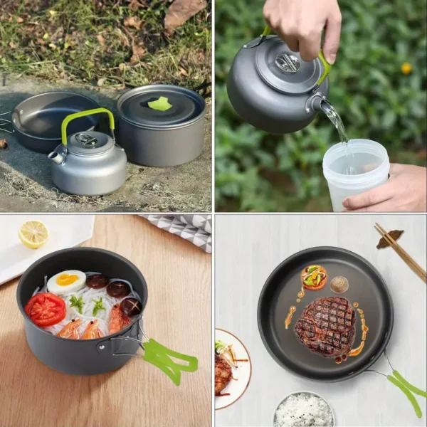 Aluminum Camping Cookware Set - AG00006231 - Image 4