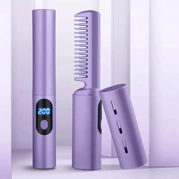 2-In-1 Digital Hair Straight Comb - AG00006228