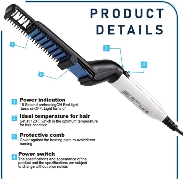Electric Beard Straightener - AG00006255 - Image 3