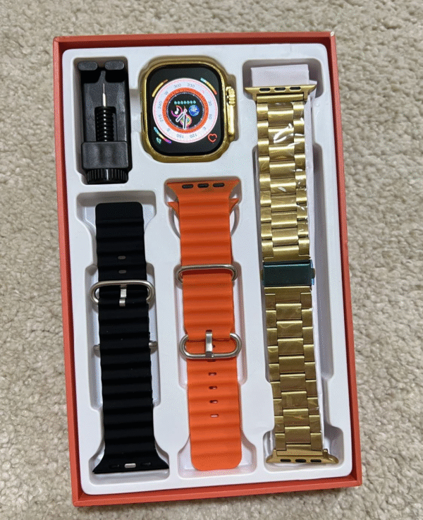 Y-28 Ultra 2 Diamond Smartwatch With 2 Straps - AG00006265 - Image 3