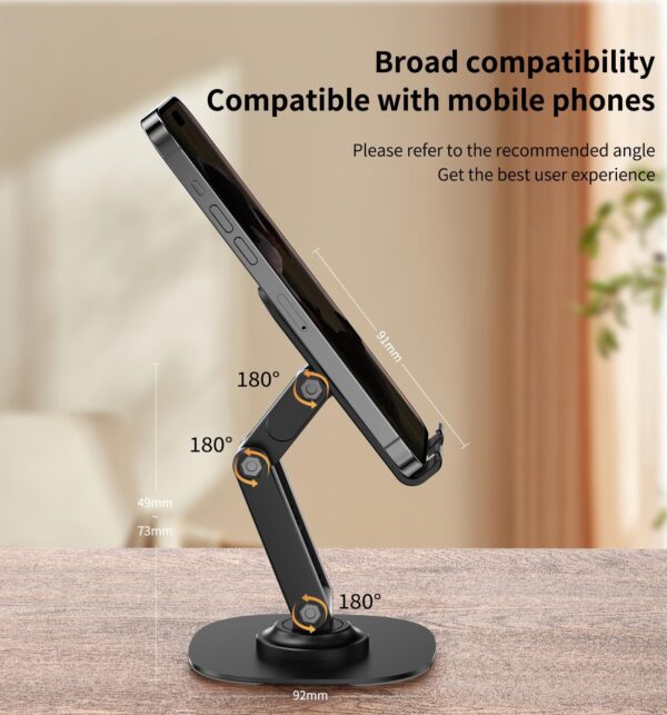 360° Cell Phone Stand for Desk, Cell Phone Holder. - Image 2